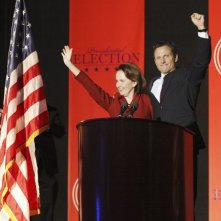 Kate Burton e Tony Goldwyn in una scena dell'episodio The Trail della prima stagione di Scandal