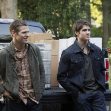Steven R. McQueen e Zach Roerig in una scena dell'episodio My Brother's Keeper della serie TV The Vampire Diaries