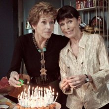 Jane Fonda e Geraldine Chaplin in un momento della commedia E se vivessimo tutti insieme?