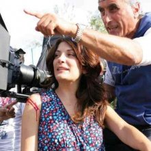 Melina - Con rabbia e con sapere: Caterina Mannello insieme al regista Demetrio Casile sul set