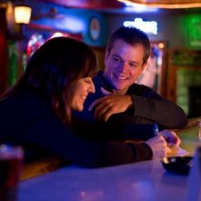 Promised Land: Matt Damon e Rosemarie DeWitt in una scena del film