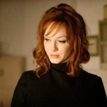 Christina Hendricks in una scena di Ginger & Rosa
