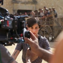 Macarena Garcia sul set di Blancanieves