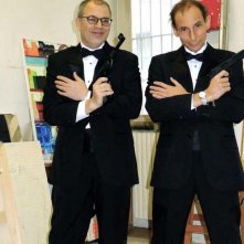 Noi non siamo come James Bond: gli autori del film Mario Balsamo e Guido Gabrielli in una foto promozionale