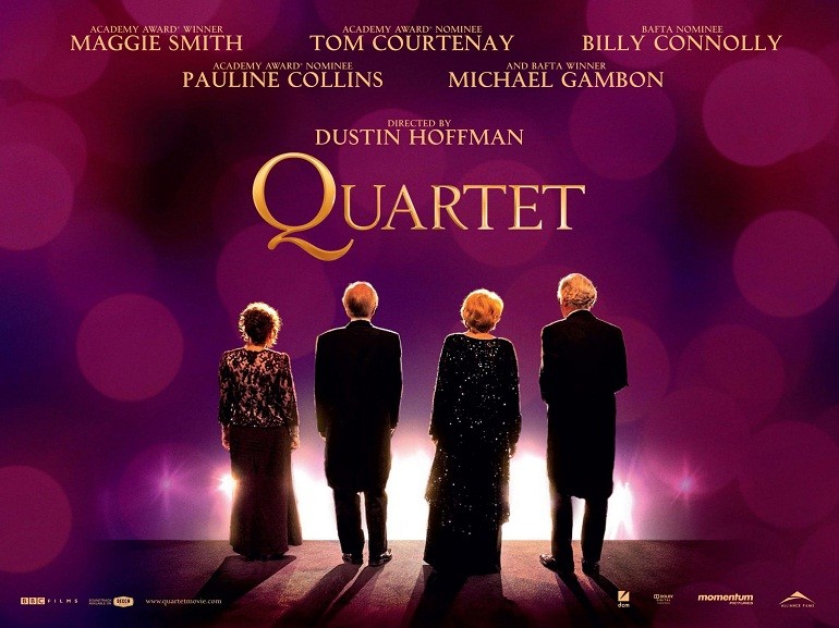 Quartet Bellissimo Poster Orizzontale Del Film Diretto Da Dustin Hoffman 258273