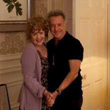 Quartet: Pauline Collins sul set col regista Dustin Hoffman