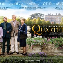 Quartet: uno dei poster orizzontali del film diretto da Dustin Hoffman