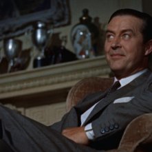 Ray Milland in una scena del film Il delitto perfetto