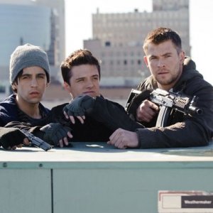 Chris Hemsworth, Josh Hutcherson, Josh Peck in Red Dawn
