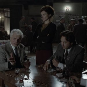 Itaker: Michele Placido, Monica Birladeanu e Vincenzo Peluso in una scena del film