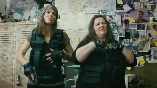 The Heat: Sandra Bullock e Melissa McCarthy in una scena del film