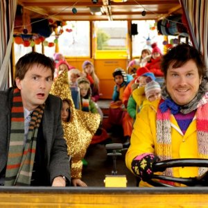 David Tennant in una spericolata sequenza di Nativity 2