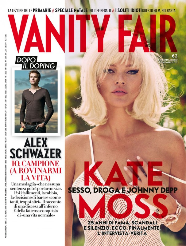 Kate Moss Sulla Cover Di Vanity Fair Italia Novembre 2012 259084