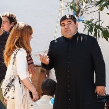 Como estrellas fugaces: una scena dal set