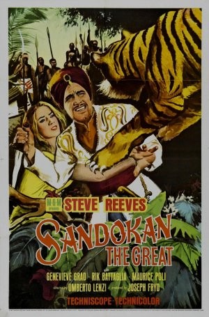 Sandokan, la tigre di Mompracem: la locandina del film