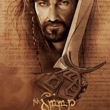 Lo Hobbit - Un viaggio inaspettato: il poster stilizzato di Thorin