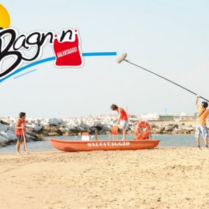 Bagnini: una foto dal backstage della web series