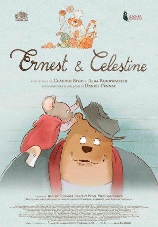 Ernest et Célestine: il poster italiano del film