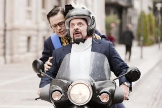 Colpi di fulmine: Claudio Gregori e Pasquale Petrolo, alias Lillo & Greg, in una scena