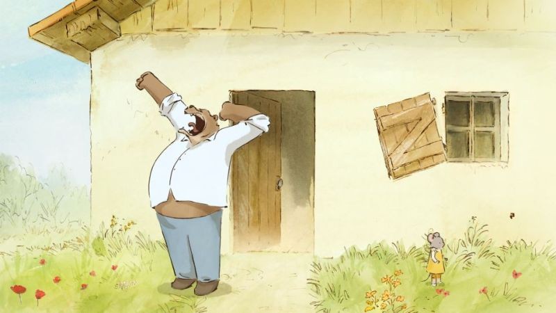 Ernest Et Celestine L Orso Ernest In Una Scena Del Film D Animazione Francese 260399