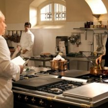 Les Saveurs du Palais: Catherine Frot con Brice Fournier e Arthur Dupont in una scena del film