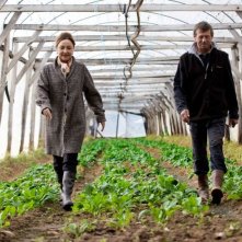 Les Saveurs du Palais: Catherine Frot e Philippe Uchan in una serra in una scena del film