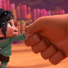 Ralph Spaccatutto: la minuscola Vanellope in una coloratissima immagine del film