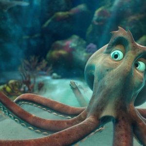 Sammy 2 - La grande fuga: l'amico polipone in una scena tratta dal film d'animazione in 3D