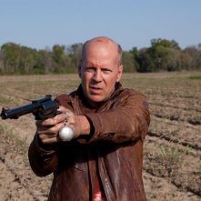 Bruce Willis in una scena di Looper nei panni di Old Joe