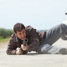 Joseph Gordon-Levitt in azione in Looper