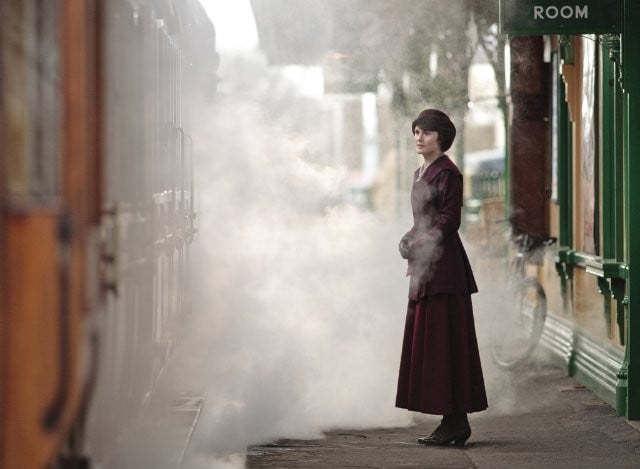 Downton Abbey: Michelle Dockery in una scena della serie