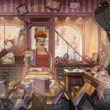 La bottega dei suicidi: Alan sorride gustandosi la confusione nel negozio di famiglia