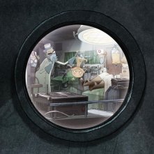 La bottega dei suicidi: la nascita del piccolo Alan in una scena del film