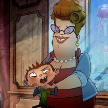 La bottega dei suicidi: mamma Tuvache 'abbraccia' energicamente il suo piccolo