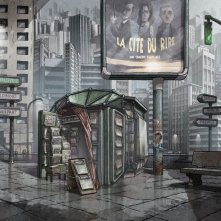 La bottega dei suicidi: una scena urbana tratta dal capolavoro di animazione francese