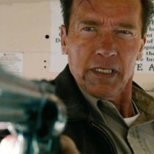 The Last Stand - L'ultima sfida: Arnold Schwarzenegger nei panni dello sceriffoRay Owens in una scena del film