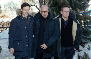 Educazione siberiana: Gabriele Salvatores tra gli interpreti Arnas Fedaravicius e Vilius Tumalavicius a Courmayeur Noir 2012