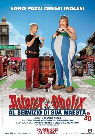 Asterix e Obelix al servizio di sua maestà: la nuova locandina italiana del film