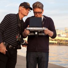 Jack Reacher - La prova decisiva: il regista Christopher McQuarrie e il direttore della fotografia Caleb Deschanel sul set