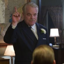 The Master: Philip Seymour Hoffman in una scena