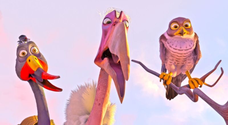 Zambezia L Uccello Gogo Con Cecil E Tendai In Una Scena Del Film In 3D 261315