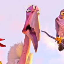 Zambezia: l'uccello Gogo con Cecil e Tendai in una scena del film in 3D