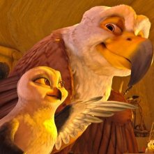 Zambezia: Sekhuru e Zoe in una scena del film