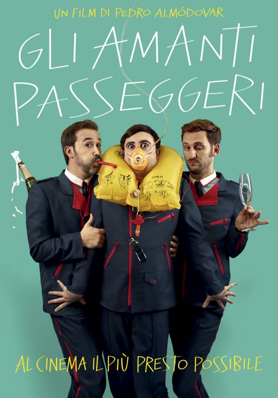 Gli Amanti Passeggeri Il Teaser Poster Del Nuovo Film Di Pedro Almodovar Disegnato Da Jean Paul Goud 261641