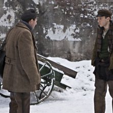 In Darkness: Robert Wieckiewicz in una scena del film con Krzysztof Skonieczny