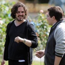 The World's End: il regista Edgar Wright sul set