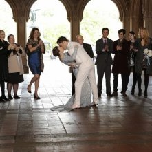 Gossip Girl: Leighton Meester e Ed Westwick in un momento dell'episodio finale New York, I Love You XOXO