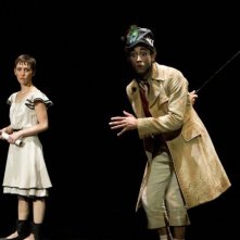 Cirque du Soleil: Mondi lontani 3D, i protagonisti Erica Kathleen Linz e Igor Zaripov in una scena