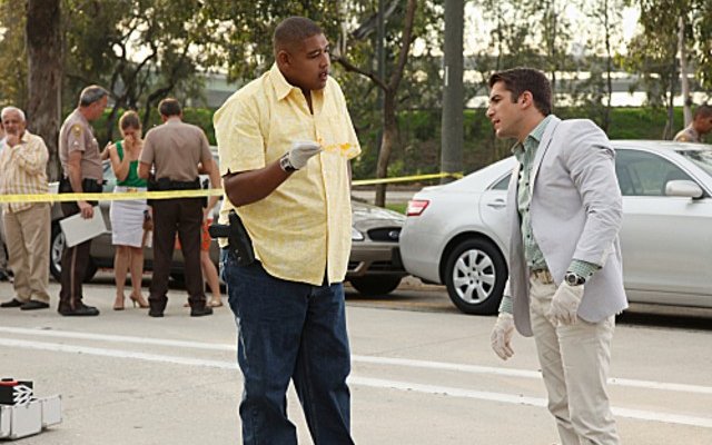 Films Et Séries Tv Avec Omar Benson Miller CSI Miami: Jonathan Togo e Oman Benson Miller in una scena dell