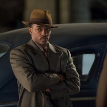 Gangster Squad: Anthony Mackie in una scena del film nei panni dell'ufficiale Coleman Harris